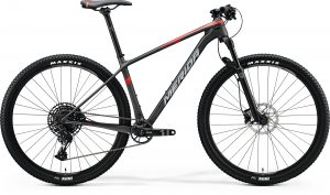 Велосипед 29″ Merida BIG.NINE 3000 Matt Anthracite (Red) 2020