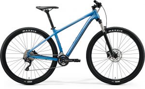 Велосипед 29″ Merida BIG.NINE 300 Matt Light Blue (Glossy Blue/Silver) 2020
