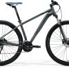 Велосипед 29″ Merida BIG.NINE 40 Matt Dark Silver (Blue/Blk) 2020