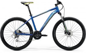 Велосипед 27.5″ Merida BIG.SEVEN 20-D Silk Medium Blue (Silver/Yellow) 2020
