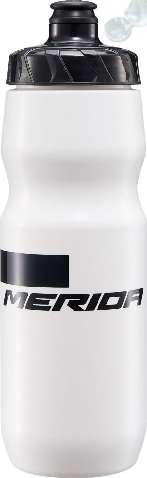 Фляга Merida Bottle/Stripe White, Black 715 мл с крышкой