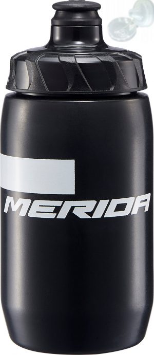 Фляга Merida Bottle/Stripe Black, White 500 мл с крышкой