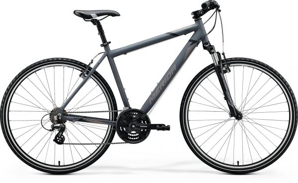 Велосипед 28″ Merida CROSSWAY 10-V Matt Dark Grey (Black/Grey) 2020