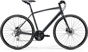 Велосипед 28″ Merida CROSSWAY URBAN 20 Dark Silver (Lime) 2020