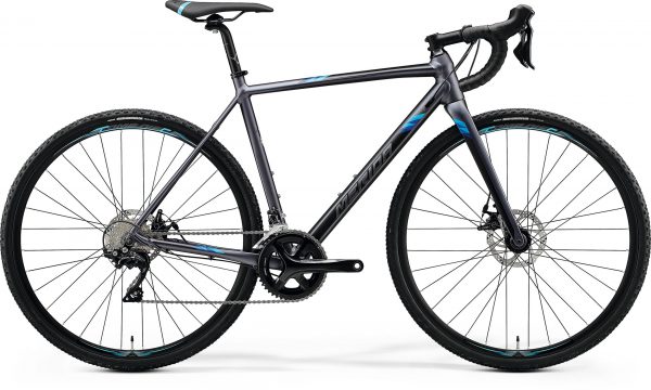 Велосипед 28″ Merida MISSION CX 400 Matt Silver (Blue) 2020