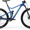 Велосипед 29″ Merida ONE-TWENTY RC 9.XT-Edition Glossy Medium Blue (Lime Green) 2020