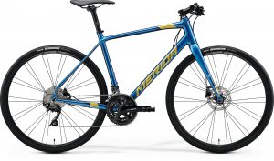 Велосипед 28″ Merida SPEEDER 400 Silk Ocean Blue (Gold/Black) 2020