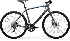 Велосипед 28″ Merida SPEEDER 500 Matt Anthracite (Black/Blue) 2020