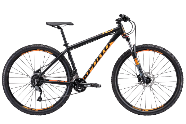 Велосипед 29″ Apollo COMP 10 matte Black/matte fluoro orange 2019