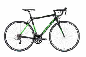 Велосипед 28″ Apollo GIRO 10 matte black/matte green 2019