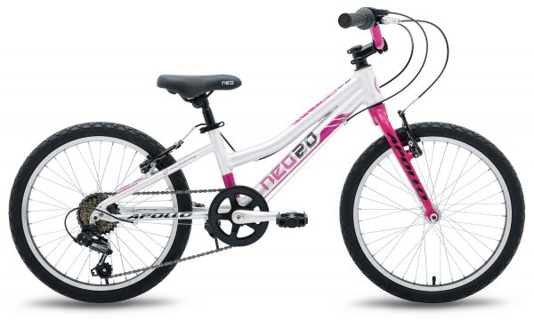 Велосипед 20″ Apollo Neo 6s girls Pink/Black 2021