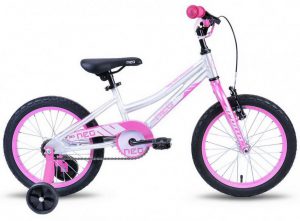 Велосипед 16″ Apollo Neo girls White/Pink 2021