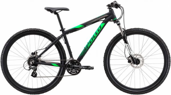 Велосипед 29″ Apollo XPERT 20 matte Black/Green/Charcoal 2019