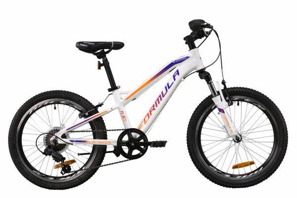 Велосипед AL 20″ Formula BlackWood 1.0 AM Vbr White-purple-orange