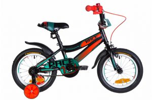 Велосипед 14″ Formula Race Black orange biryuzovym