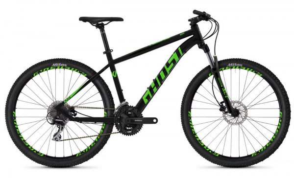 Велосипед 27.5″ Ghost Kato 2.7 AL U Black-green