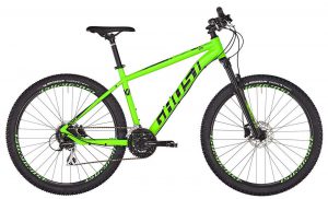 Велосипед 27.5″ Ghost Kato 3.7 Green black