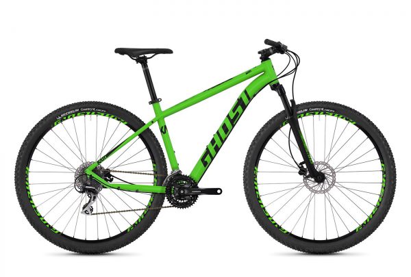 Велосипед 29″ Ghost Kato 3.9 AL U Green black