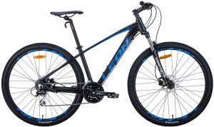 Велосипед 29″ Leon TN-80 Black-blue 2020