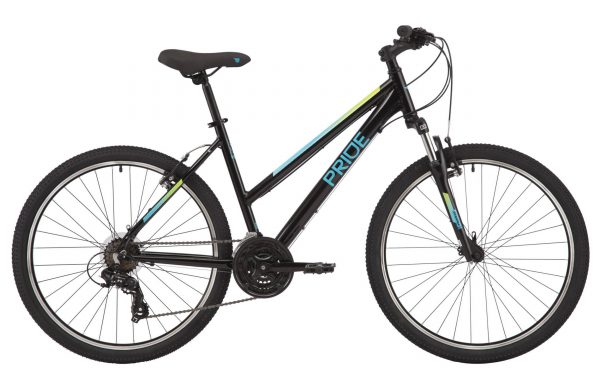 Велосипед 26″ Pride Stella 6.1 Black-blue 2020