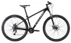 Велосипед 27.5″ Cyclone AX Black 2021