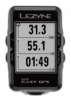 Велокомп’ютер Lezyne Macro Easy GPS, чорний Y13