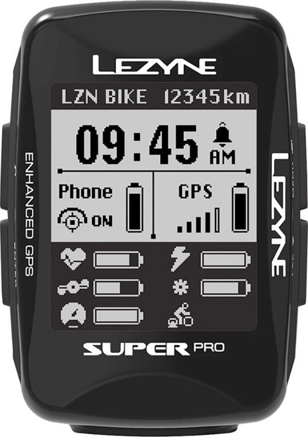 Велокомп’ютер Lezyne Super Pro GPS Smart Loaded, чорний Y13