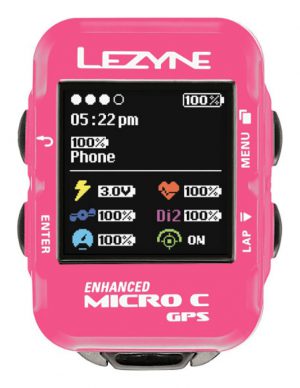 Часы-велокомпьютер Lezyne GPS Watch Color, розовый Y12