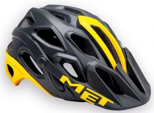 Шлем MET Lupo Black/Yellow (матовый)