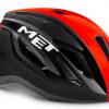 Шлем MET Strale Black/Red Panel (глянцевый)