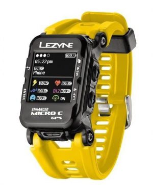 Годинник-велокомп’ютер Lezyne GPS Watch Color, жовтий Y12