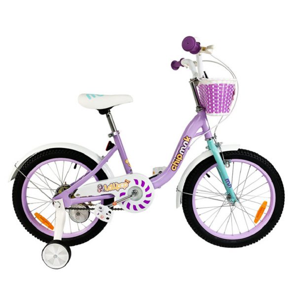 Фіолетовий велосипед RoyalBaby Chipmunk MM Girls 16″