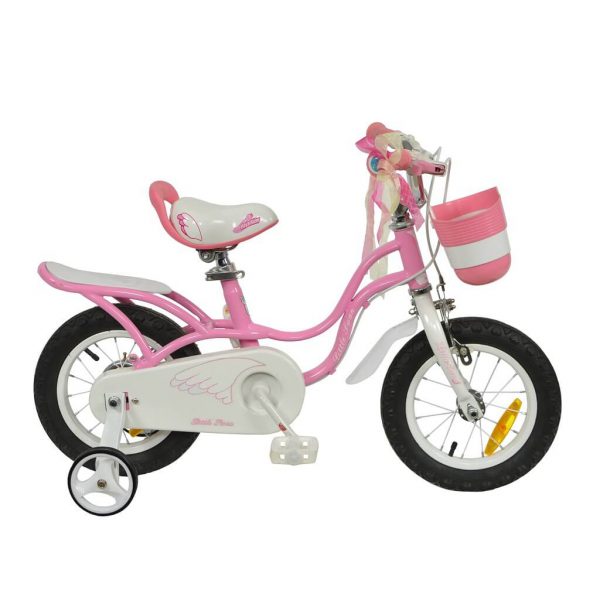 Розовый велосипед для девочек RoyalBaby LITTLE SWAN 16″