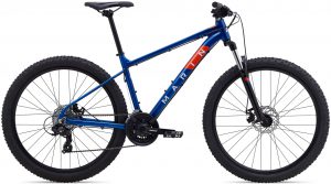 Велосипед 29″ Marin BOLINAS RIDGE 1 Gloss Blue/Off-White/Roarange 2021