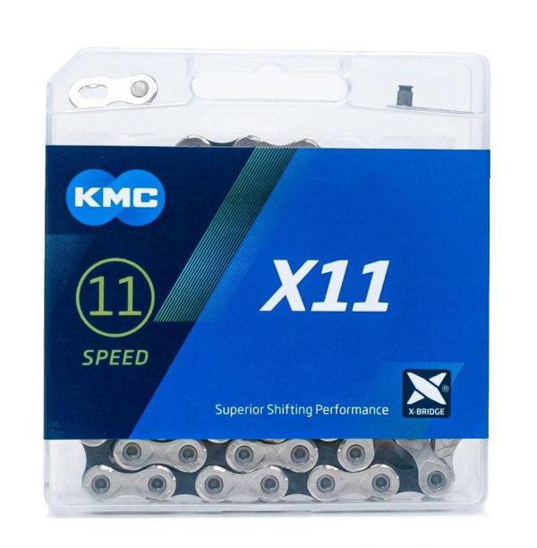 Цепь KMC X11, 11 скоростей, 118 звеньев + замок