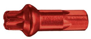 Ниппели DT Swiss Squorx Pro Head Aluminium 2.0 x 15 мм, красные 100 шт
