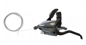 Гальм ручка / шифтер Shimano ST-EF500 Tourney 3 ск., 1800 мм, черный