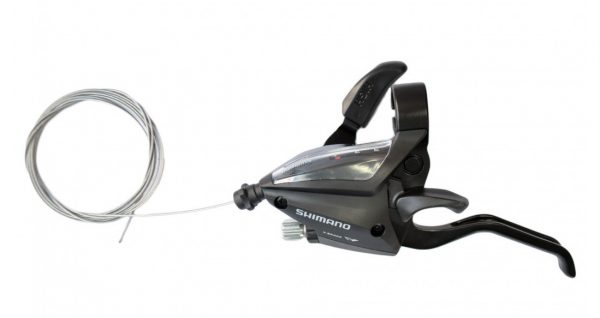 Тормозов ручка/шифтер Shimano ST-EF500 Tourney ST-EF500 3 ск., 1800 мм, черный
