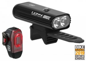 Комплект світла Lezyne Connect Smart 1000XL / KTV Smart Pair, (1000/75 lumen), чорний Y13