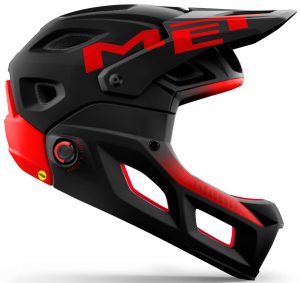 Шолом MET Parachute MCR MIPS CE Black Red | Matt Glossy