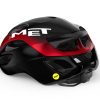Шлем Met Rivale MIPS CE Black Red Metallic / Glossy 29027