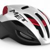 Шолом Met Rivale MIPS CE White Black Red Metallic / Matt Glossy