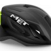 Шлем MET Strale Black Fluo Yellow Reflective Glossy