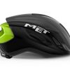 Шлем MET Strale Black Fluo Yellow Reflective Glossy 29066