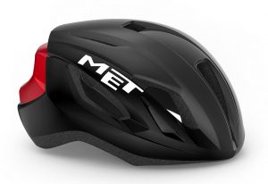 Шлем MET Strale Black Red Metallic Glossy