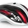 Шлем MET Trenta MIPS White Black Red / Metallic Glossy