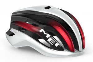 Шлем MET Trenta MIPS White Black Red / Metallic Glossy