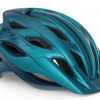 Шлем MET Veleno CE Teal Blue Metallic | Glossy