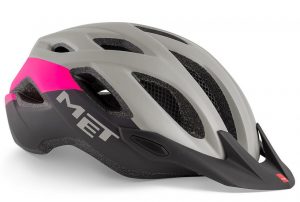Шлем MET Crossover Gray-Pink (матовый)