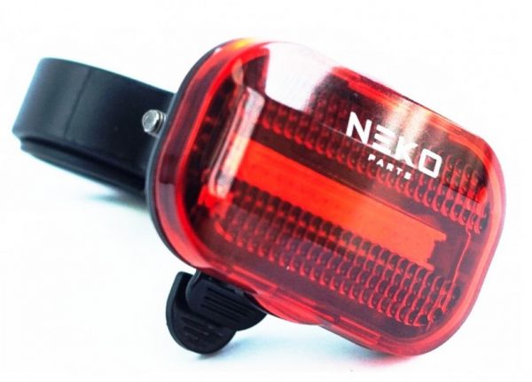 Мигалка задня Neko NKL-3209, 3 режими батарейки AAAх2, COB діод